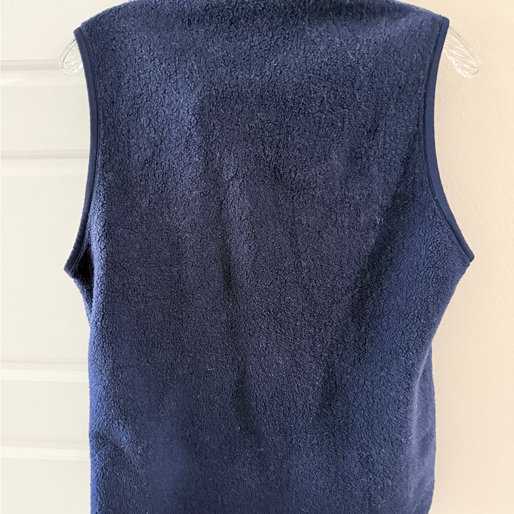 Patagonia Synchilla Navy Autumn Vest 🧥 Vintage 90s Fleece Full Zip Size Small - Picture 5 of 5